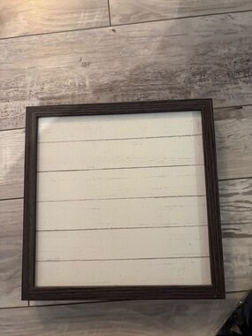 Blank Rustic Wood Frame Wall Art - Brown
